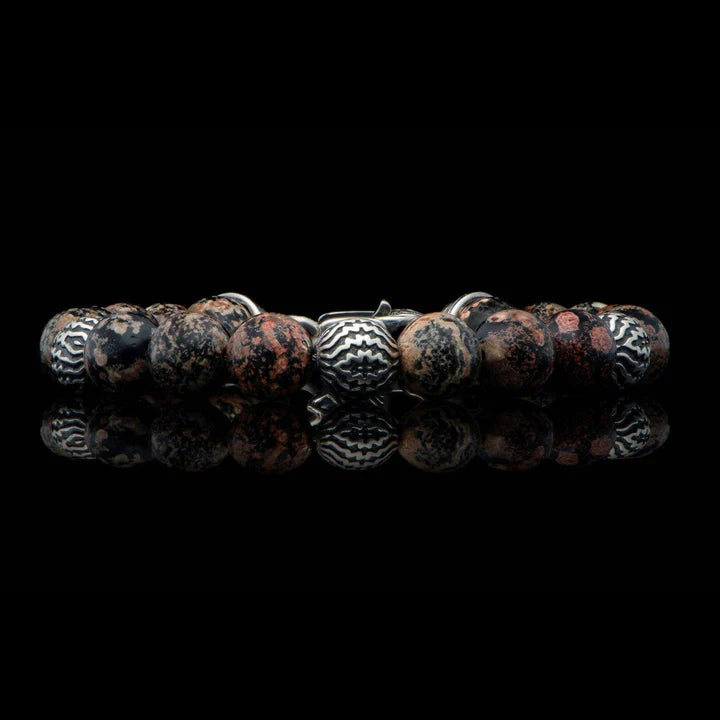 William Henry Seaside Red Obsidian Bracelet