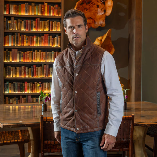 Madison Creek Beaver Creek Waxed Goat Suede Vest