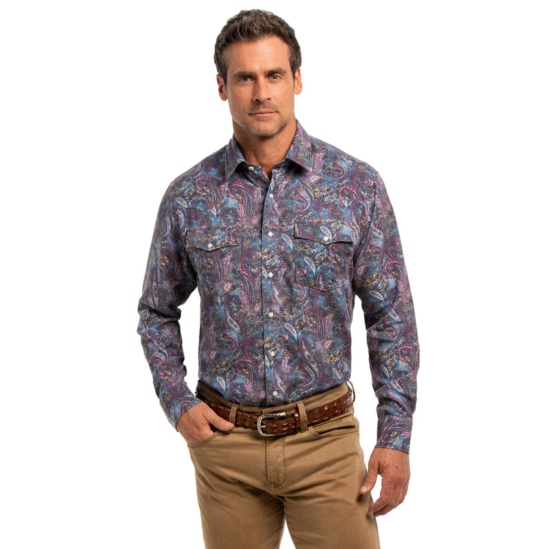 Madison Creek Bisley Paisley Western Shirt