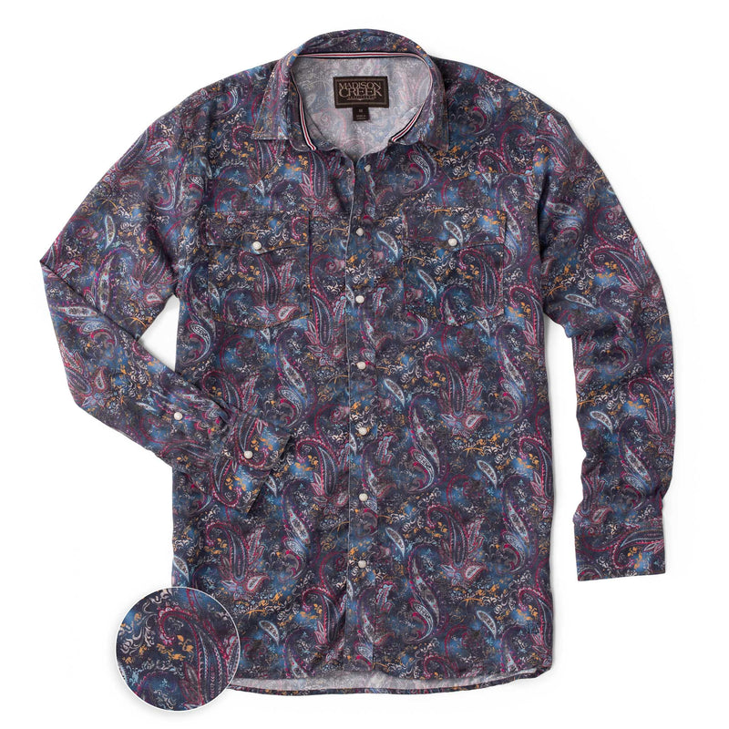 Madison Creek Bisley Paisley Western Shirt