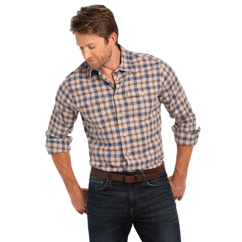 Madison Creek Bisley Plaid Western Shirt