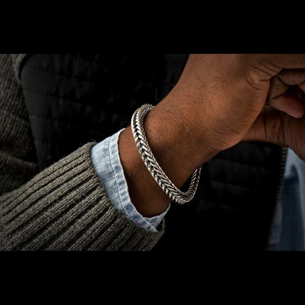 WILLIAM HENRY MEN'S FOXTAIL CHAIN BRACELET