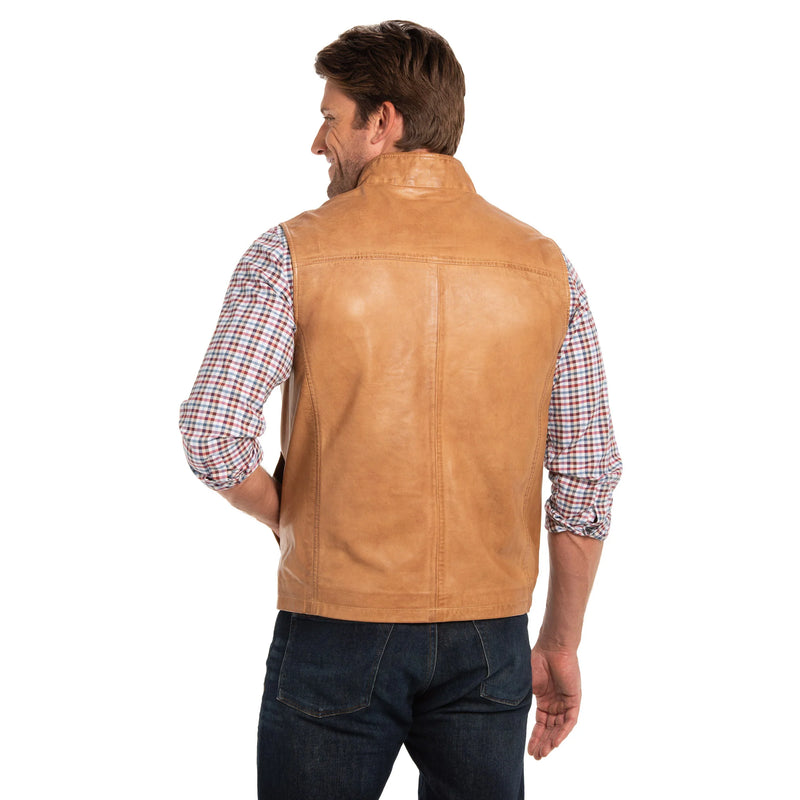 MADISON CREEK Canyon Lambskin Leather Vest