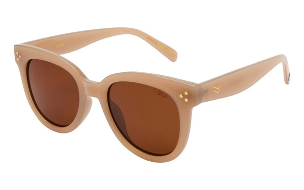 I-SEA Cleo OATMEAL / BROWN POLARIZED LENS SUNGLASSES