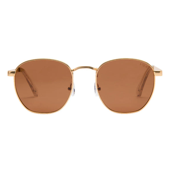 I-SEA COOPER GOLD / BROWN POLARIZED LENS SUNGLASSES