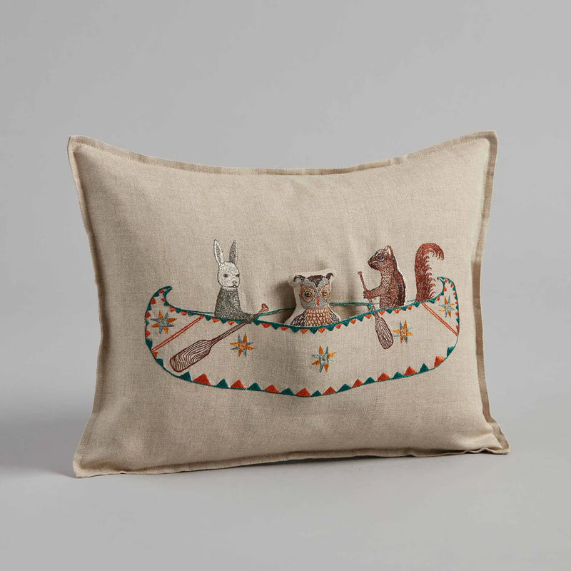 Coral & Tusk Friends Canoe Pocket Pillow