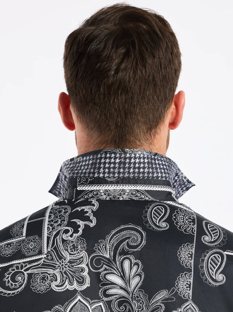 ROBERT GRAHAM ARDEN LONG SLEEVE BUTTON DOWN SHIRT