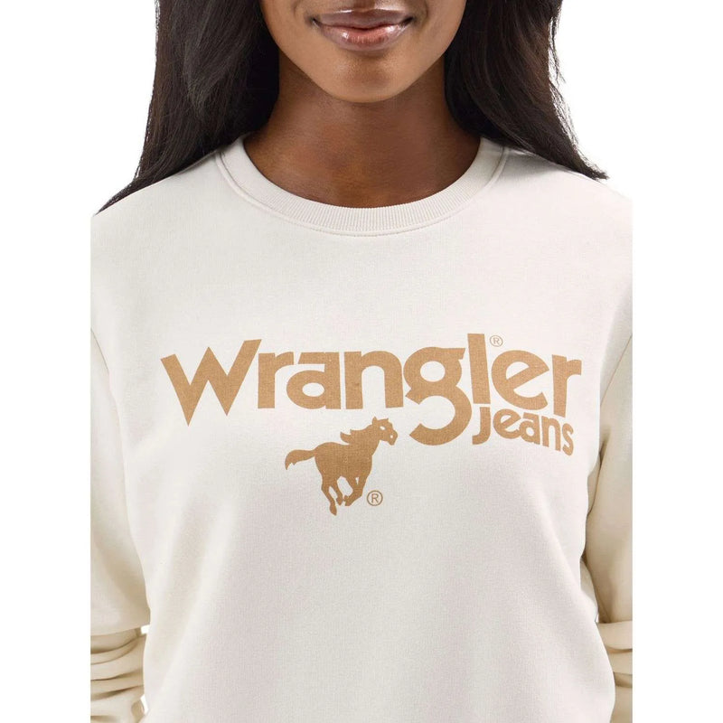 Wrangler Sweatshirt Yellow Logo