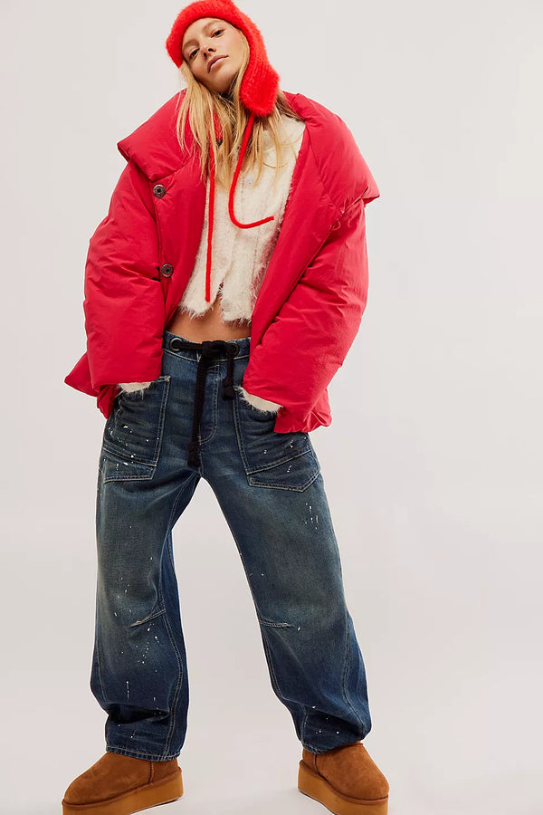 FREE PEOPLE COZY CLOUD PUFFER JACKET