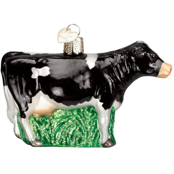 Black Dairy Cow Ornament
