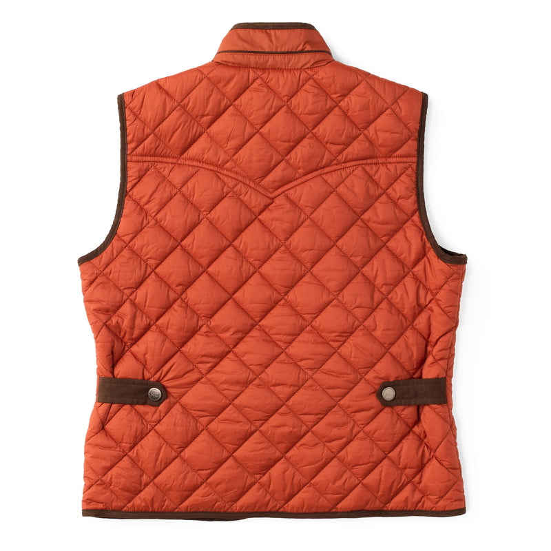 Madsion Creek Ennis Quilted Nylon Vest with Microsuede Trim