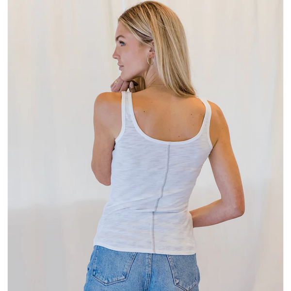 ERIN GRAY DOUBLE LAYER TANK 