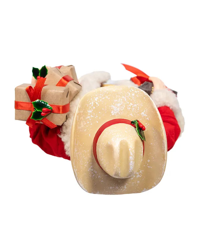 11" Fabriché™ Western Santa With Guitar