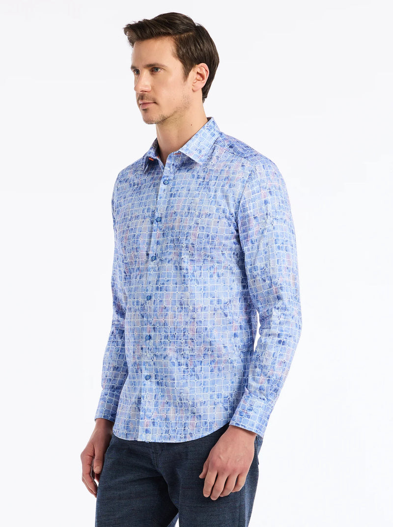 ROBERT GRAHAM AMSTERDAM LONG SLEEVE BUTTON DOWN SHIRT