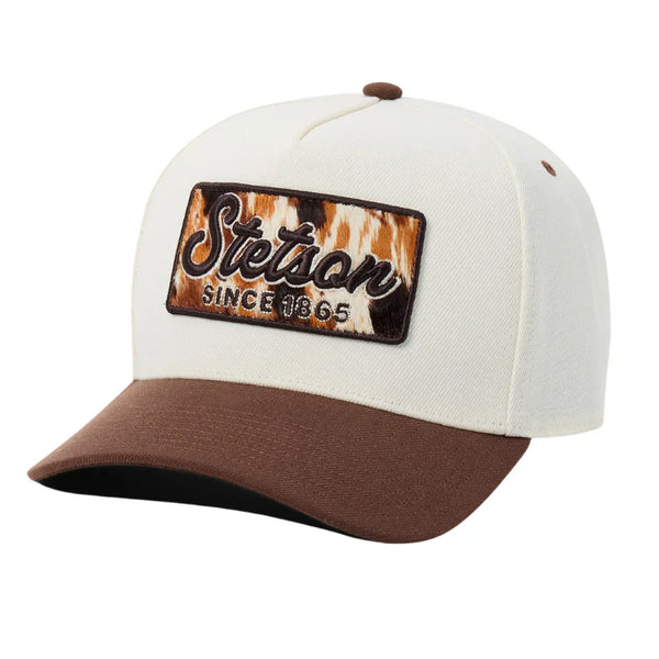 Stetson Hair On Hide Patch Cap 