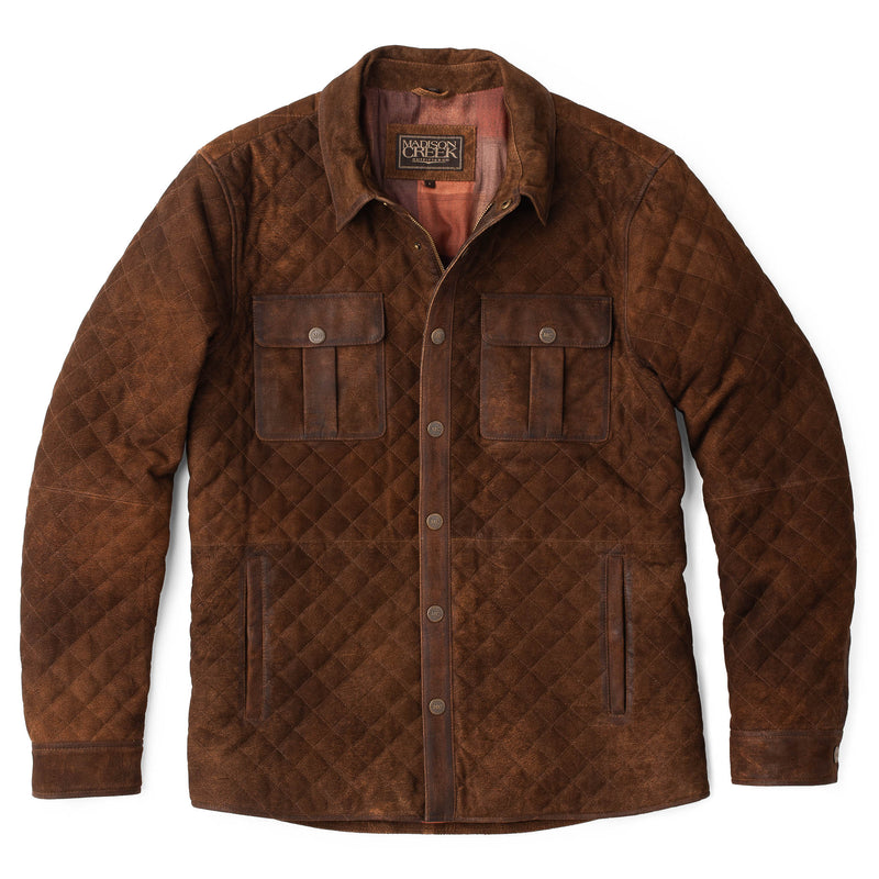 Madison Creek Franklin Waxed Goat Suede Leather Jacket