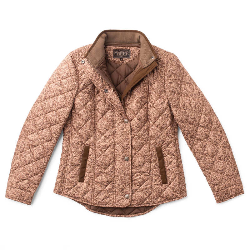 Madison Creek Georgia Tooled Quilted Nylon Jacket