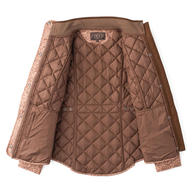 Madison Creek Georgia Tooled Quilted Nylon Jacket