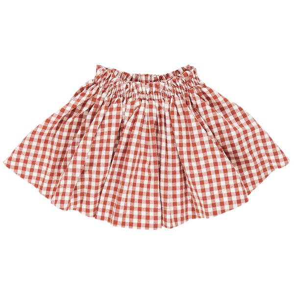 PINK CHICKEN Girls Theodore Skirt - Pony Gingham