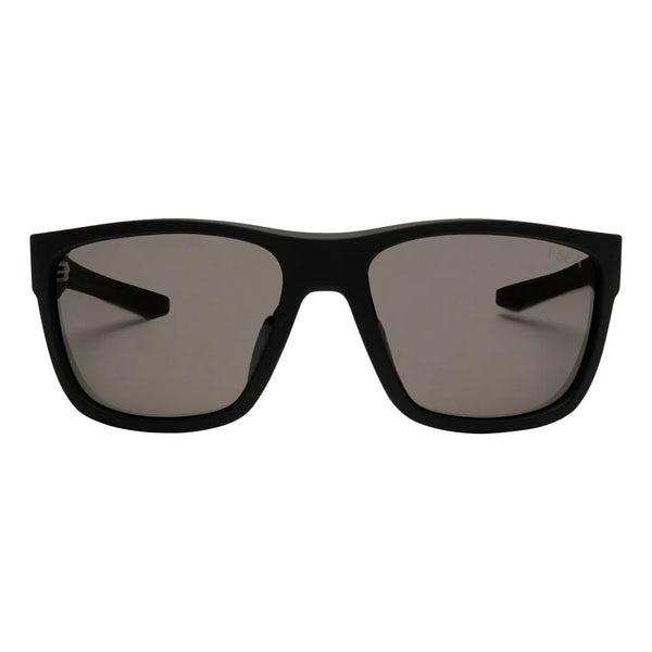 I-SEA GREYSON 2.0 BLACK RUBBER / SMOKE POLARIZED LENS SUNGLASSES