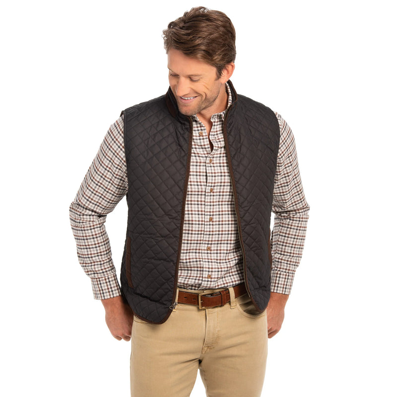 Madison Creek Houston Diamond Quilted Nylon Vest