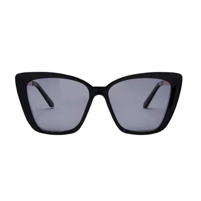 I-SEA ALOHA FOX BLACK / SMOKE POLARIZED LENS SUNGLASSES 