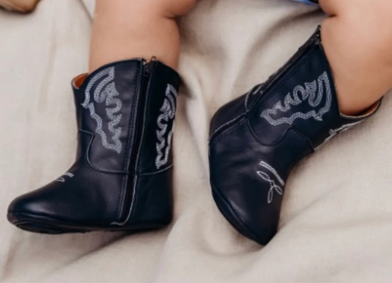 Nomandino Baby's Plano Navy Blue Boot