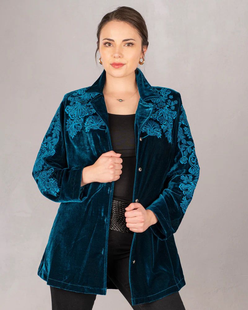 VINTAGE COLLECTION VELVET NICOLE JACKET