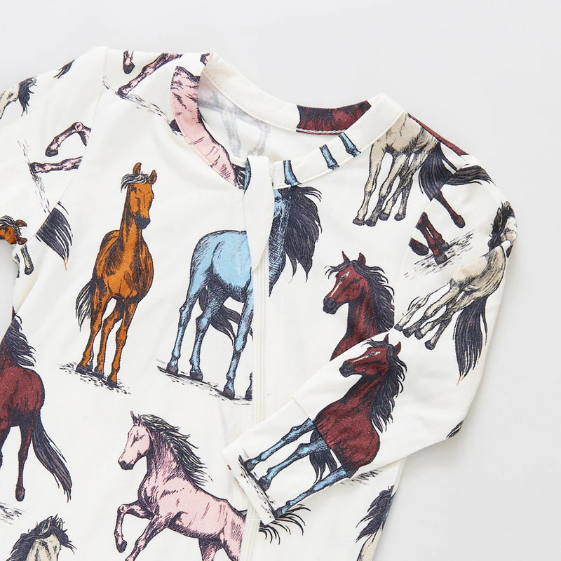 BLUE ROOSTER BABY BAMBOO ROMPER