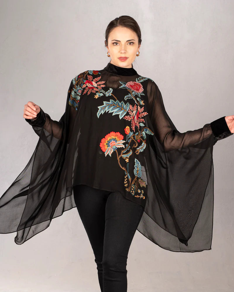 Vintage Collection Ava Embroidered Poncho