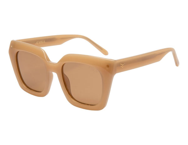 Vanilla frames with brown polarized lenses sunglasses