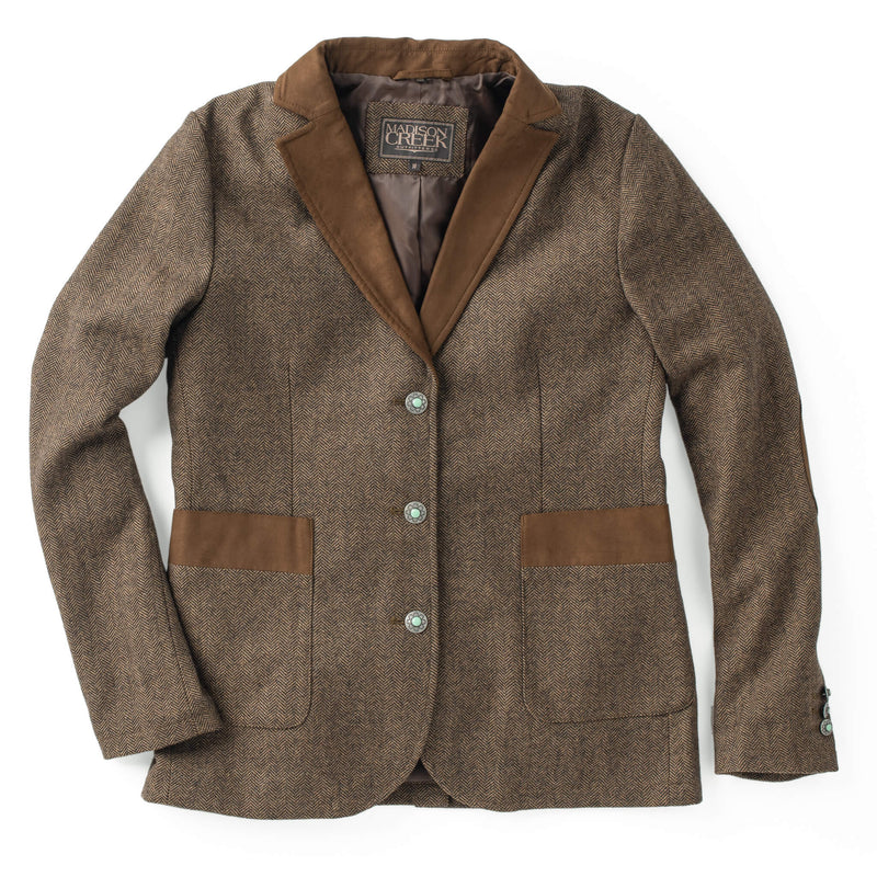 Madison Creek Katmai Herringbone Wool Blazer