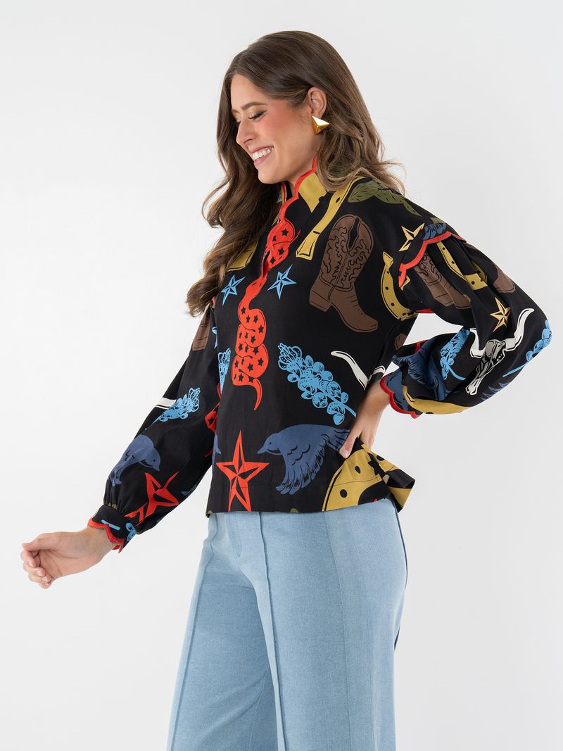 Emily McCarthy Orchid Lonestar Top 