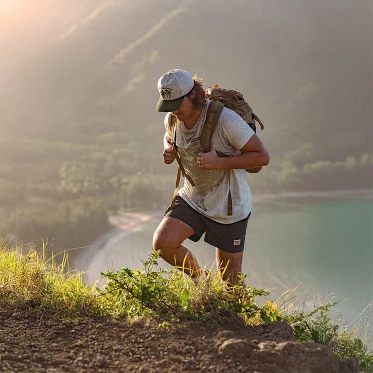 Seager Los Rios Corduroy Snapback Natural/Green