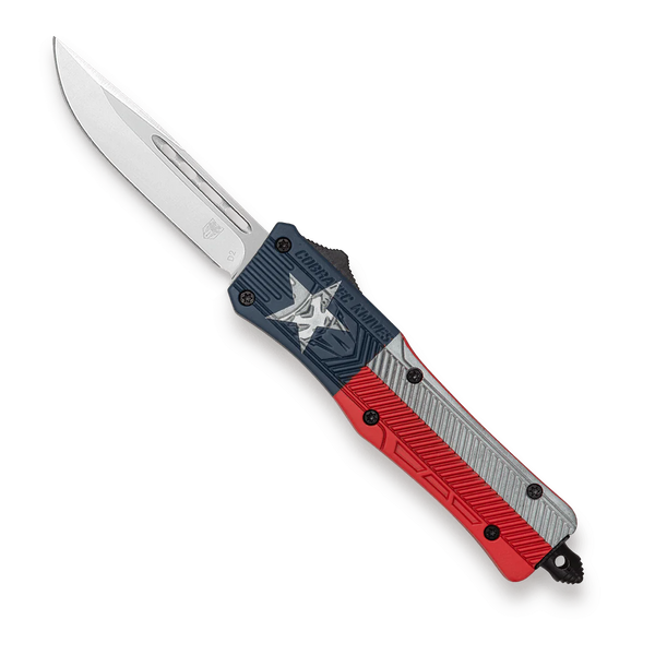 Cobratec Knives Medium CTK-1 Cerakote Texas Flag Knife