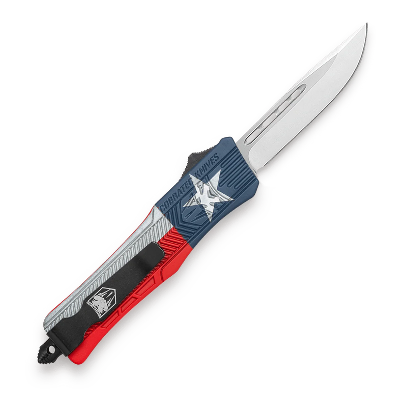 Cobratec Knives Medium CTK-1 Cerakote Texas Flag Knife