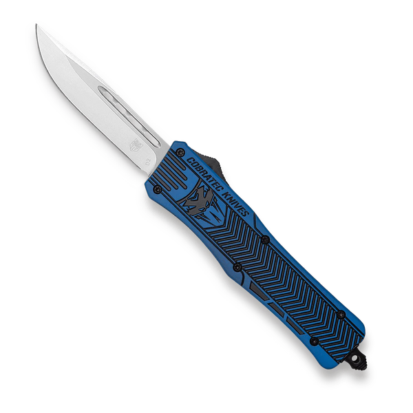 Cobratec Knives Medium CTK-1 NRA Blue w/ Graphite Black Knife