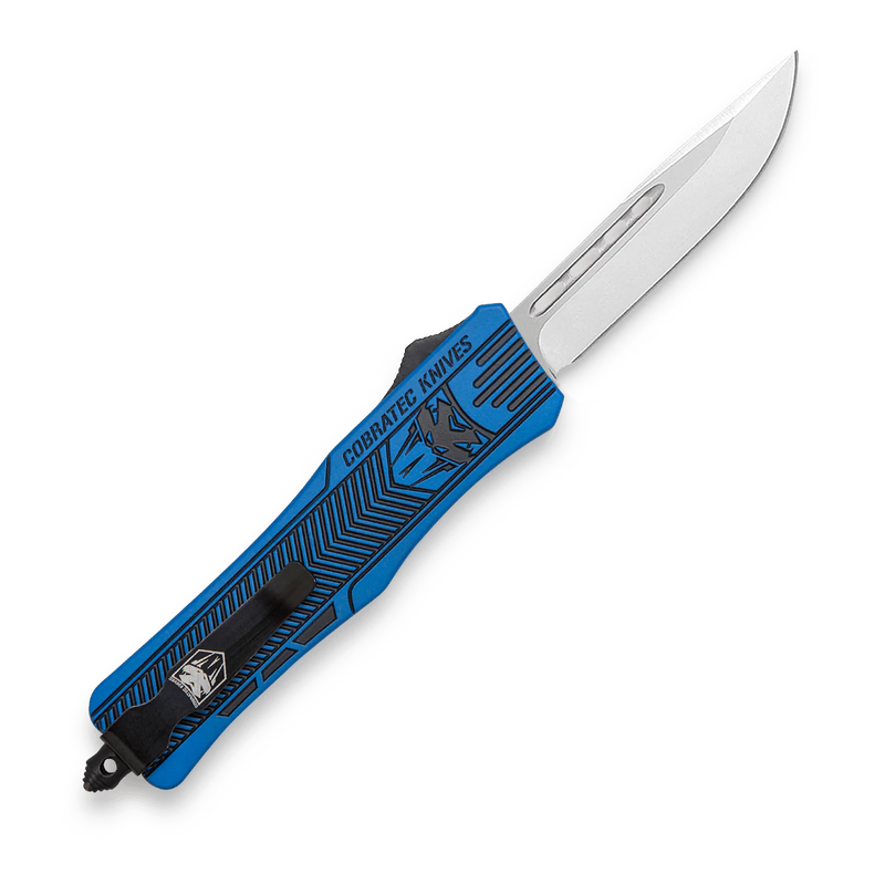 Cobratec Knives Medium CTK-1 NRA Blue w/ Graphite Black Knife