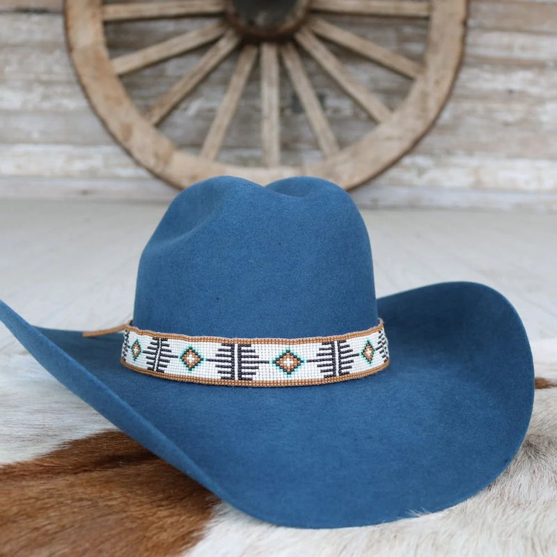 Willow Lane Hat Co. Beaded Hat Band - Mesa