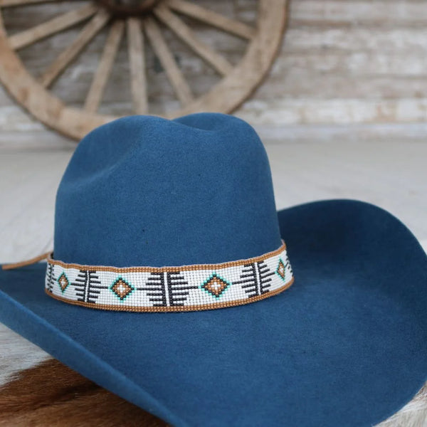 Willow Lane Hat Co. Beaded Hat Band - Mesa