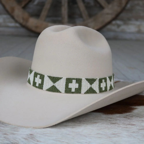 WILLOW LANE HAT CO. EVEREST BEADED HAT BAND