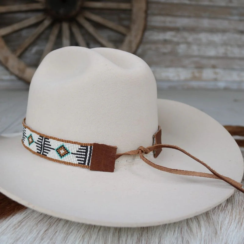 Willow Lane Hat Co. Beaded Hat Band - Mesa