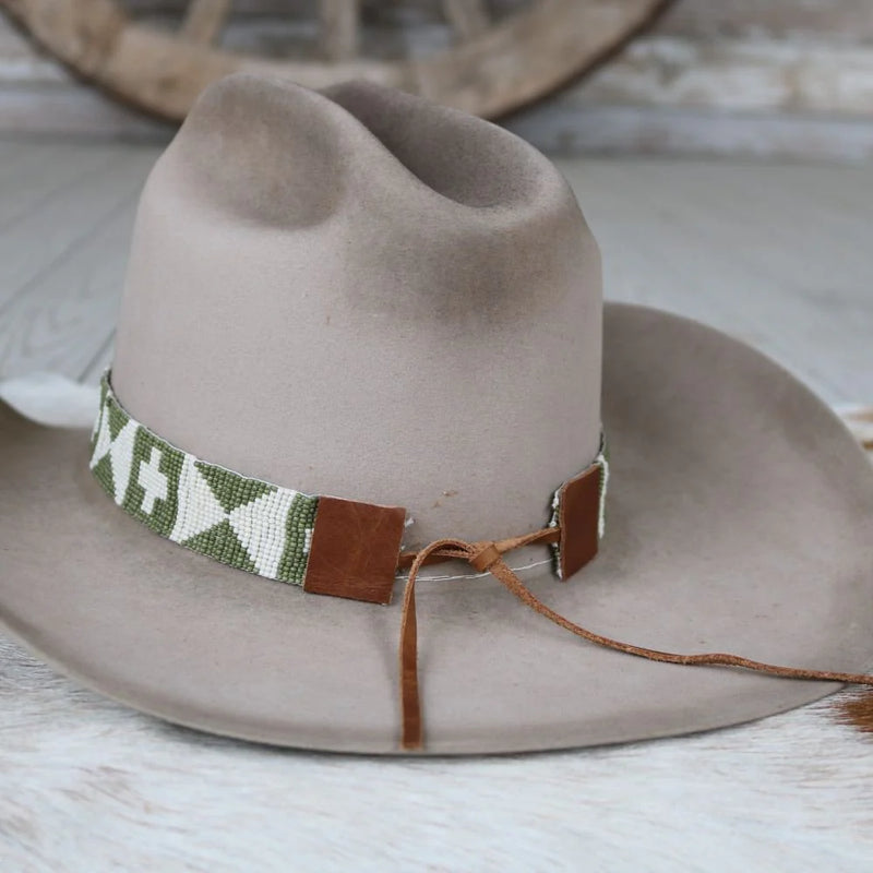 WILLOW LANE HAT CO. EVEREST BEADED HAT BAND