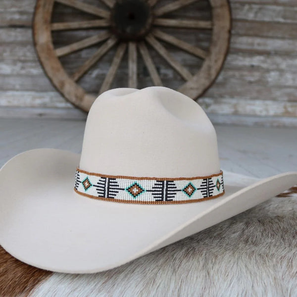 Willow Lane Hat Co. Beaded Hat Band - Mesa