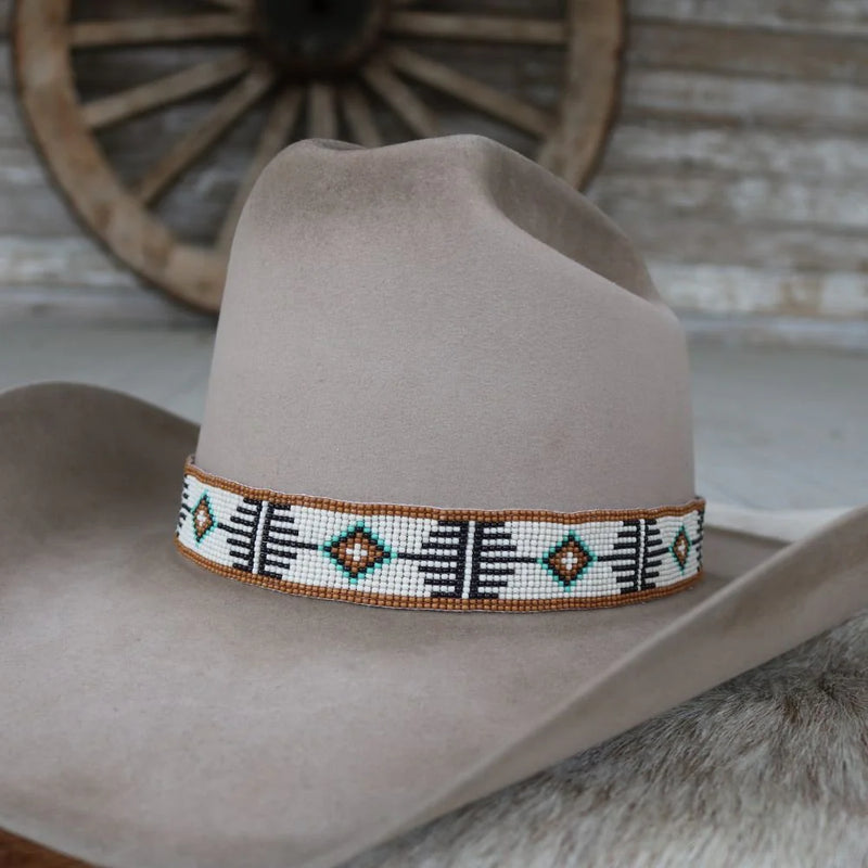 Willow Lane Hat Co. Beaded Hat Band - Mesa