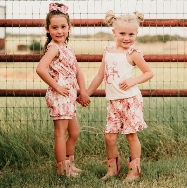 Shea Baby Plaid Bucking Horse Set