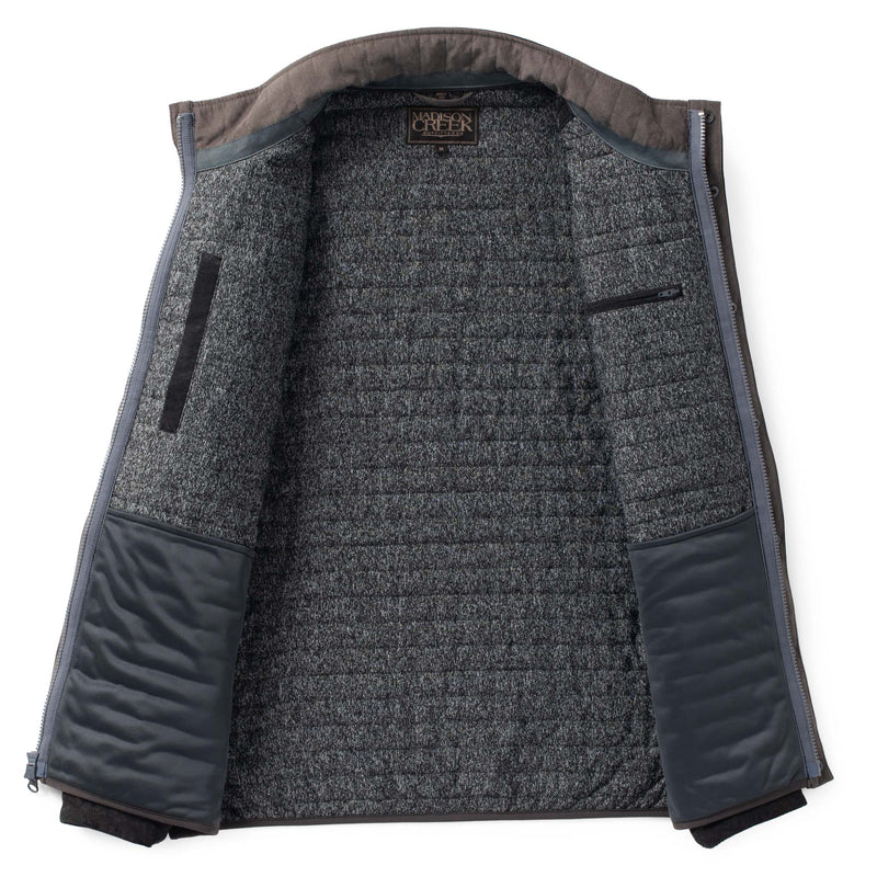 Madison Creek Newport Quilted Microsuede Jacket