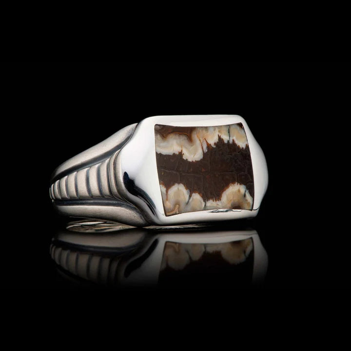 WILLIAM HENRY SLEEK MAMMOTH TOOTH RING- SIZE 10