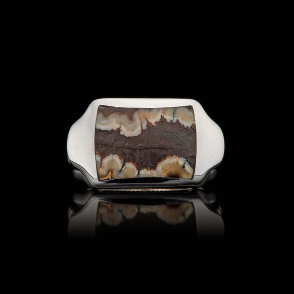 WILLIAM HENRY SLEEK MAMMOTH TOOTH RING- SIZE 10