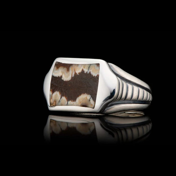 WILLIAM HENRY SLEEK MAMMOTH TOOTH RING- SIZE 10